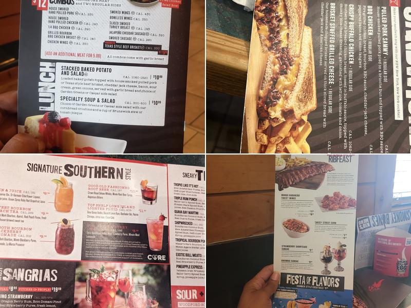 Smokey Bones Bowie Menu