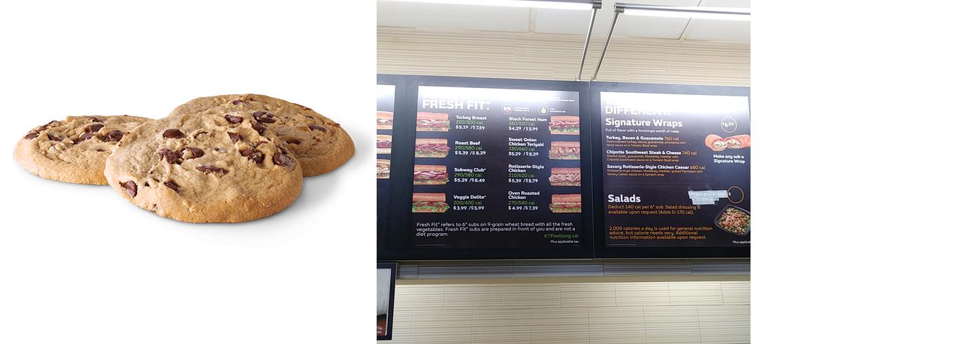 Subway Menu