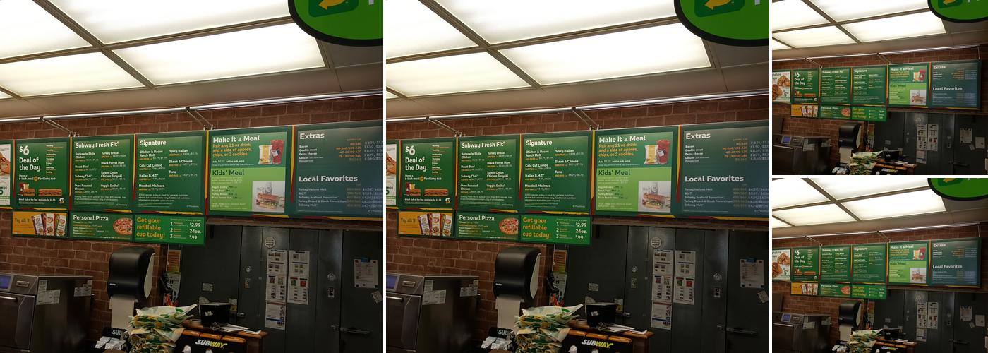 Subway Menu