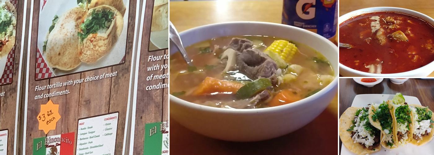 El Rinconcito Menu