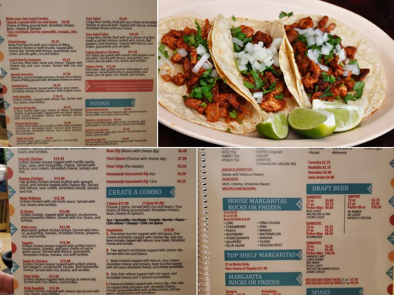 El Potrillo Restaurant Menu