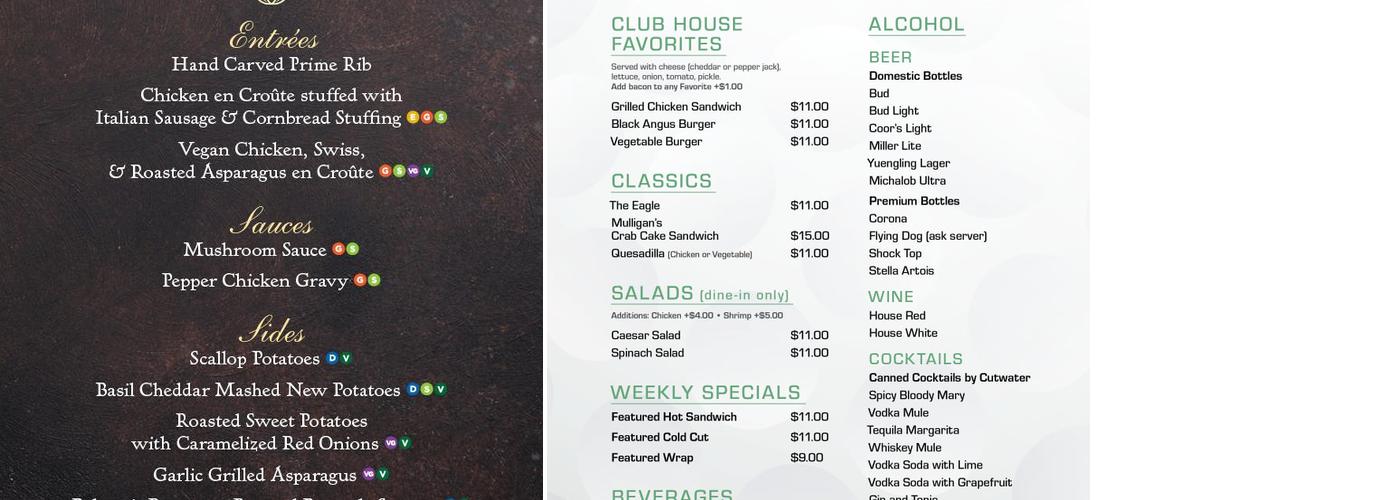 Creative Commons Cafe Menu