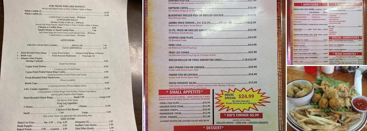 Catfish Corner Menu