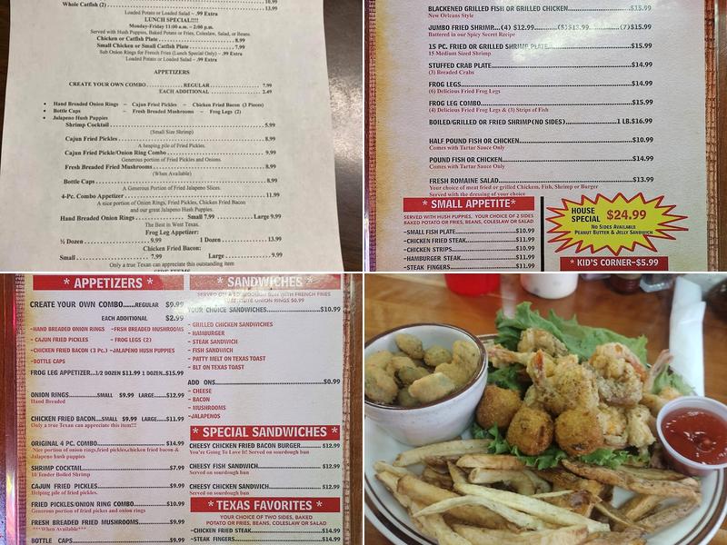 Catfish Corner Menu
