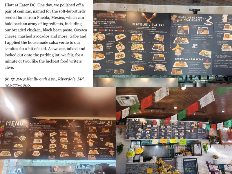 Taqueria 3 Reyes Menu