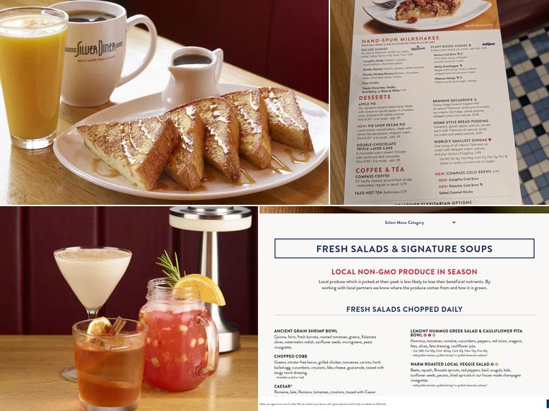 Silver Diner Menu