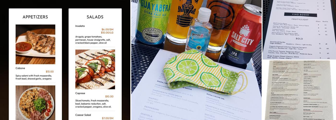 Piatto Neapolitan Pizzeria Menu