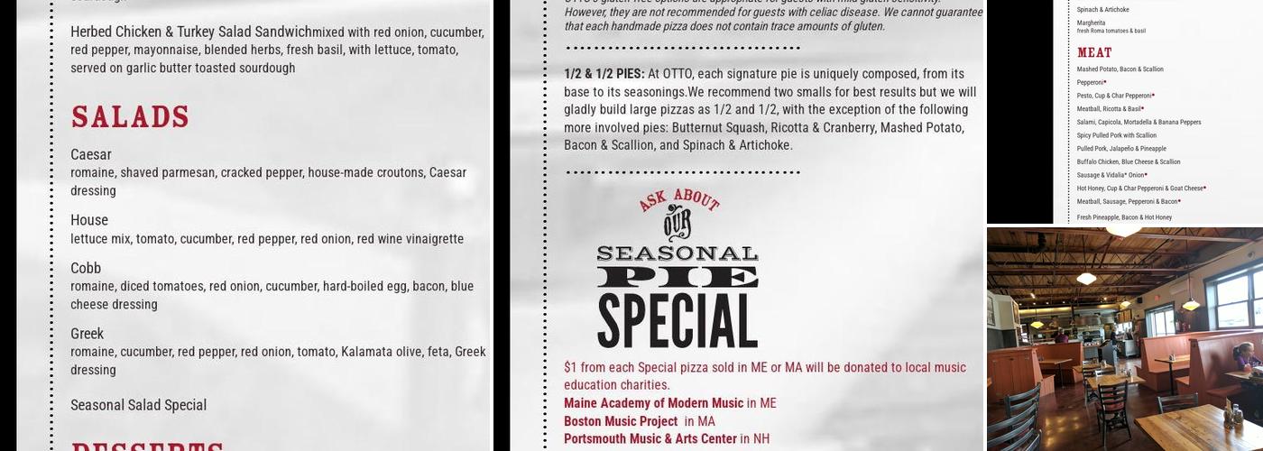 OTTO Menu
