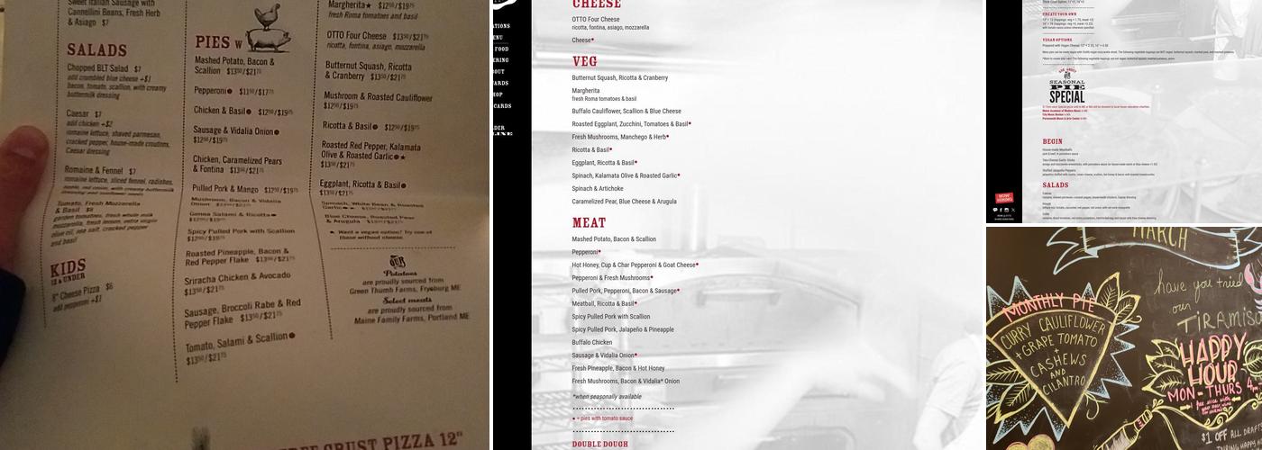 OTTO Menu