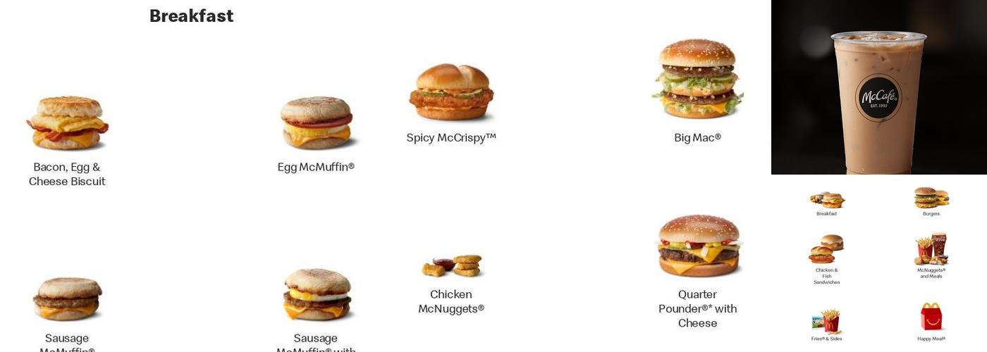 McDonald's Menu