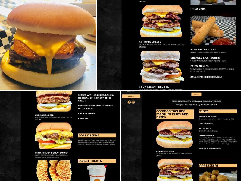 Bionic Burger Menu