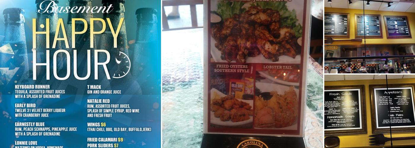 Carolina Kitchen Menu