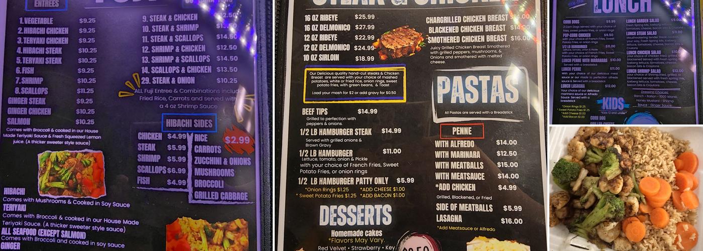 Fuji Express Menu