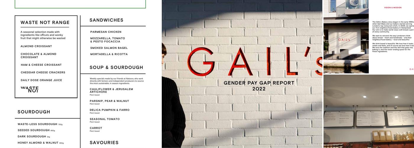 GAIL's Bakery Belsize Park Menu