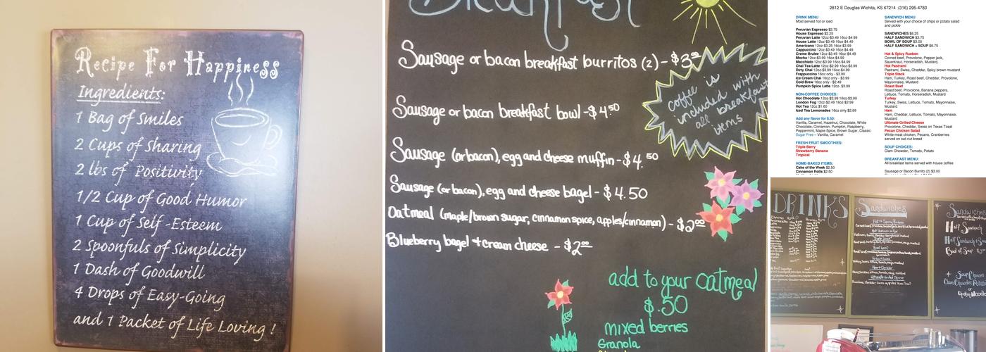 Common Grounds Coffee House Menu