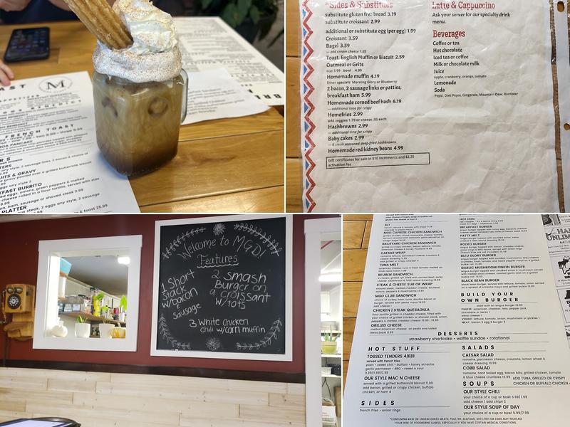 Morning Glory Diner Menu