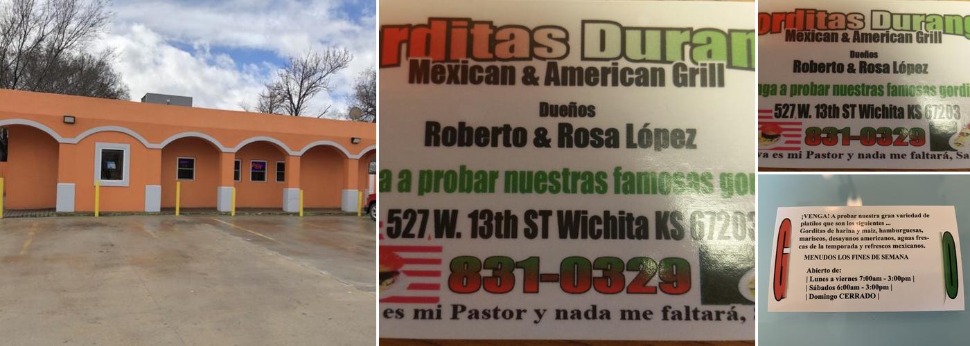 Gorditas Durango Menu