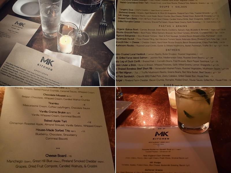 MK KITCHEN Menu