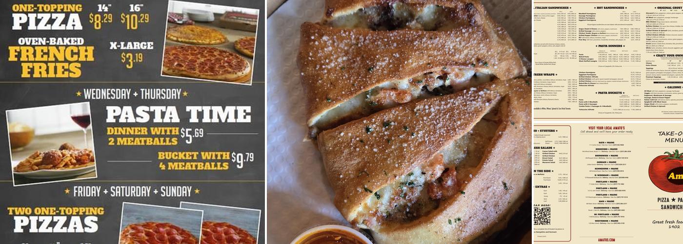 Amato's Menu