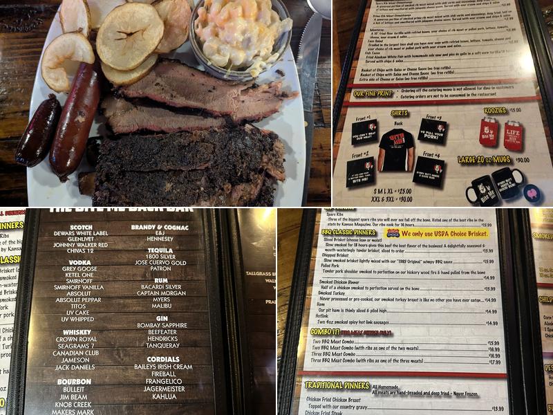 Bite Me BBQ Menu