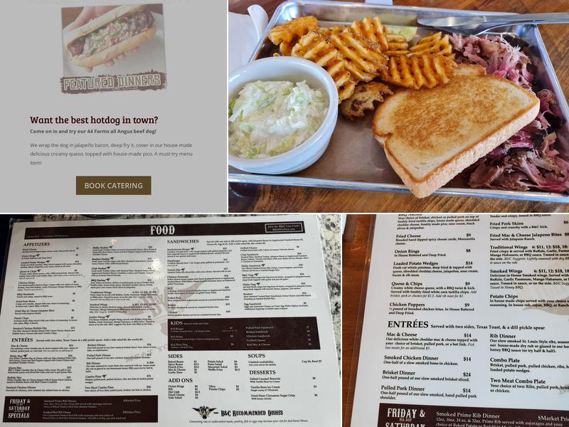 B&C Barbeque Menu