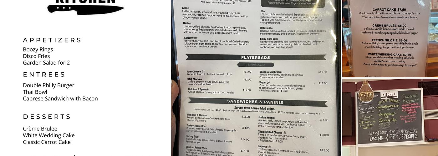 The Kitchen Menu