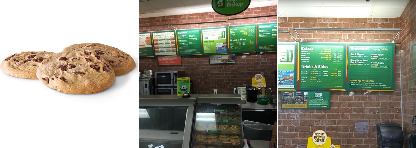 Subway Menu