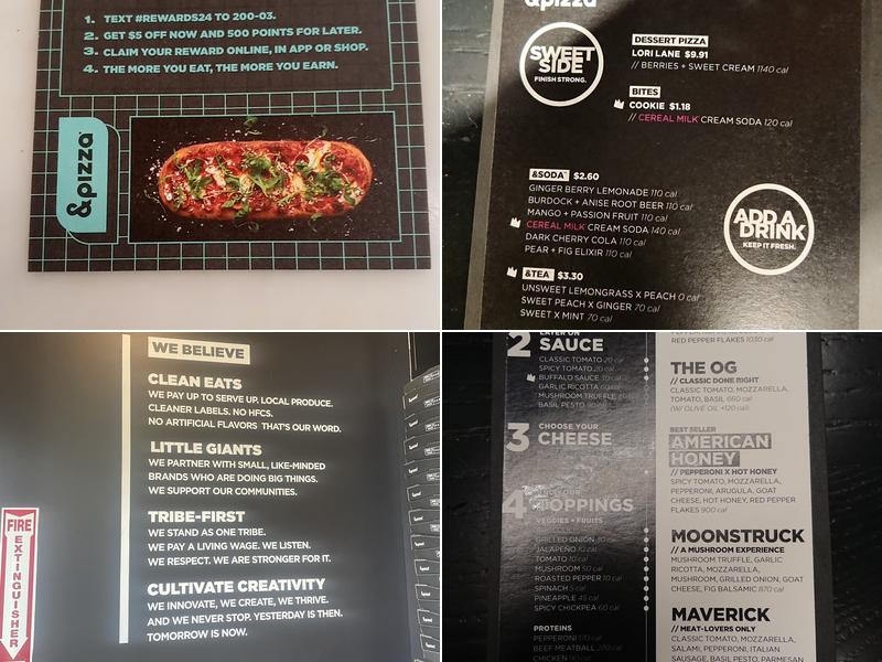 &pizza Tysons Menu