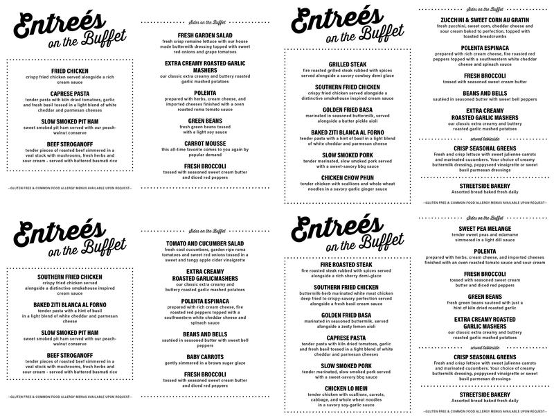 New Theatre & Restaurant Menu