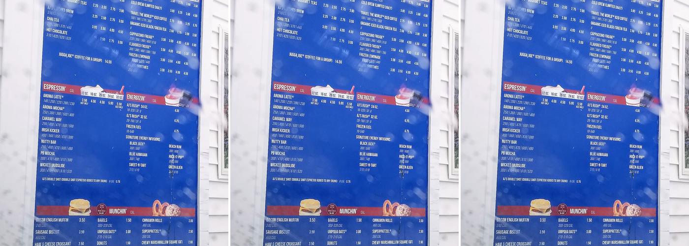 Aroma Joe's Coffee Menu