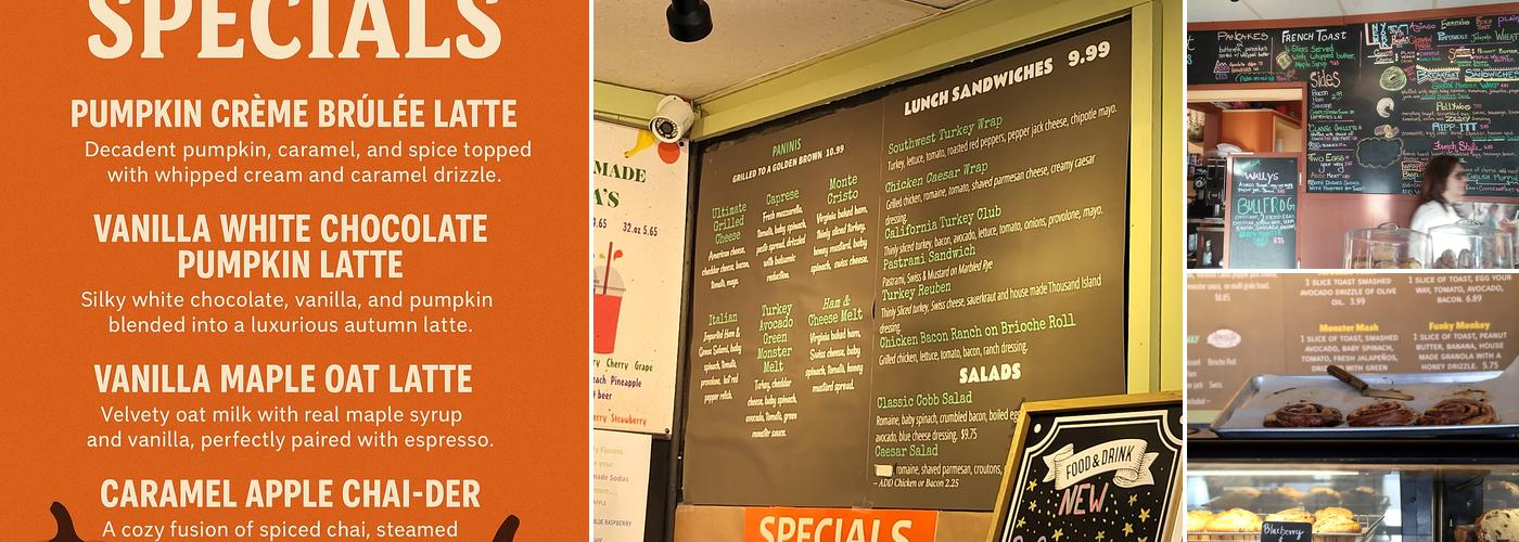 Coffee Break Cafe Hampton Beach NH Menu