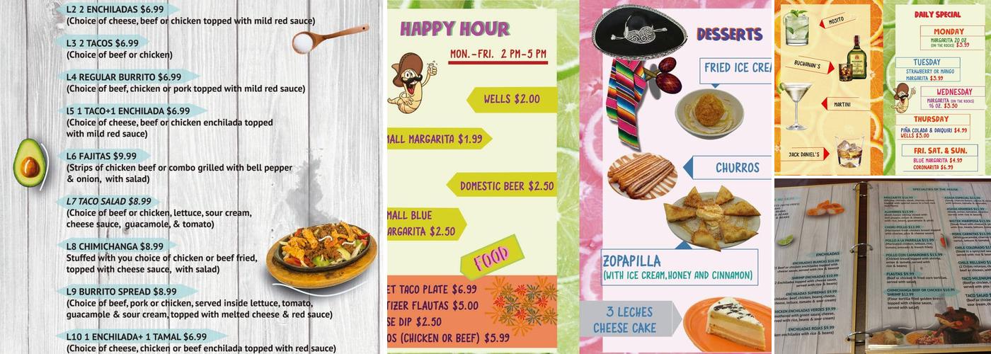 Taqueria Arandas Menu