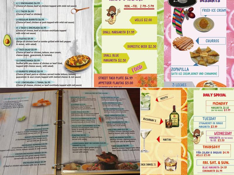 Taqueria Arandas Menu