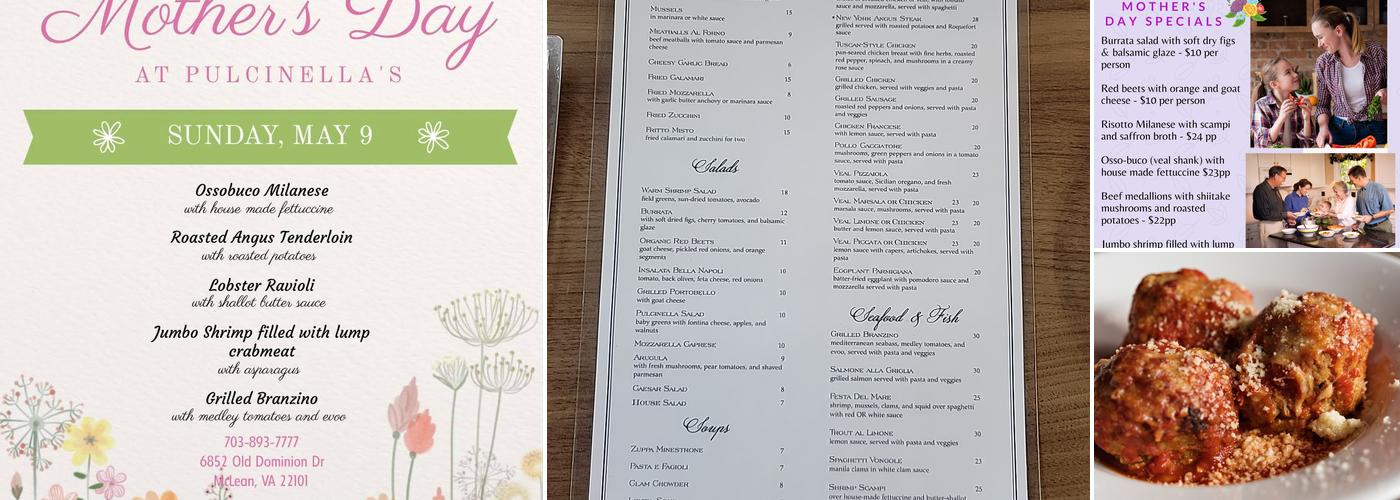 Pulcinella Italian Kitchen Menu