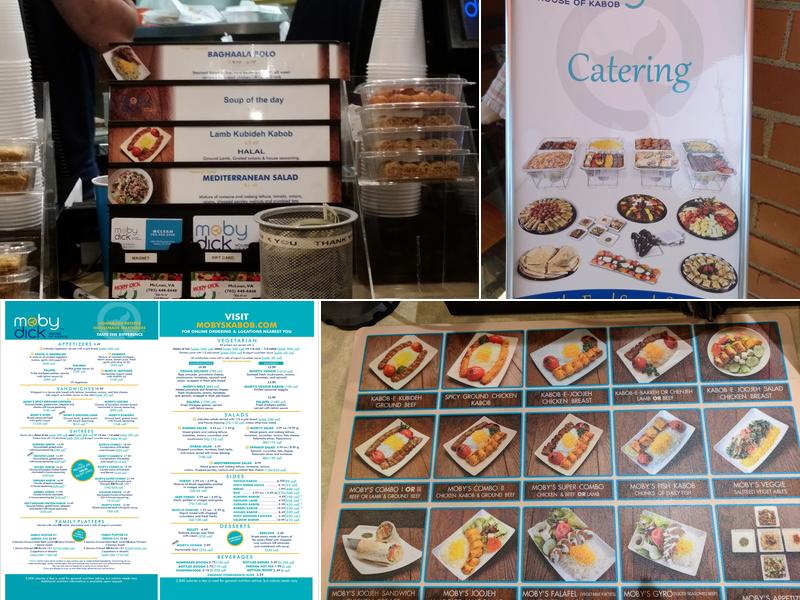Moby Dick House of Kabob Menu
