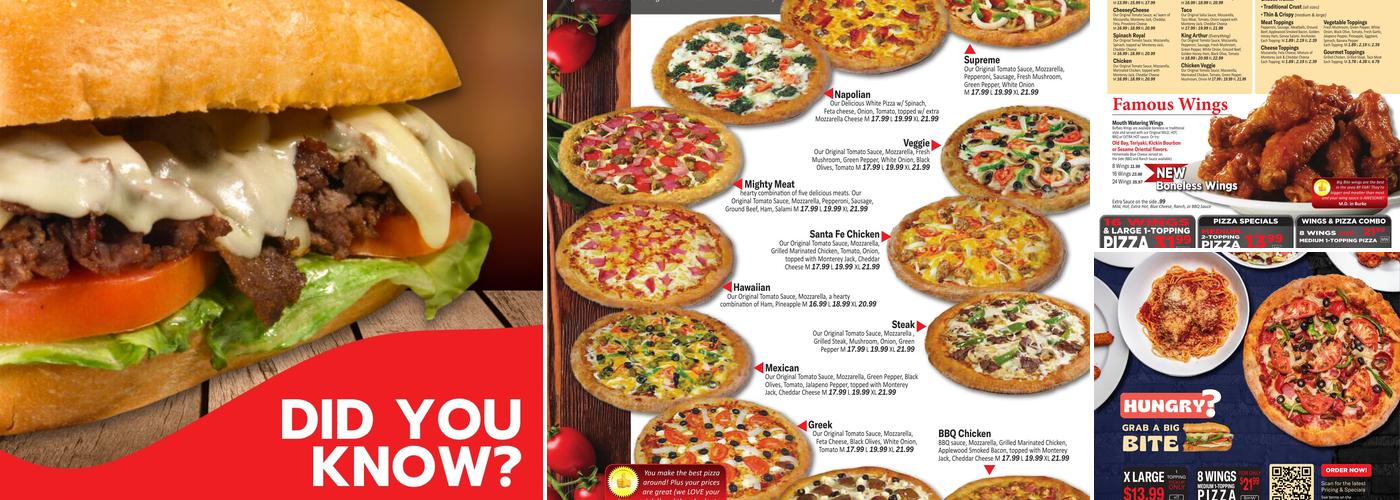 Big Bite Pizza Menu
