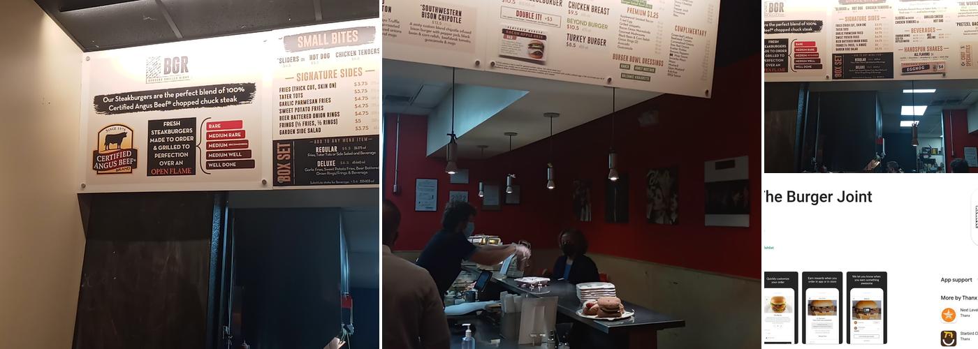 BGR Burgers Grilled Right Menu