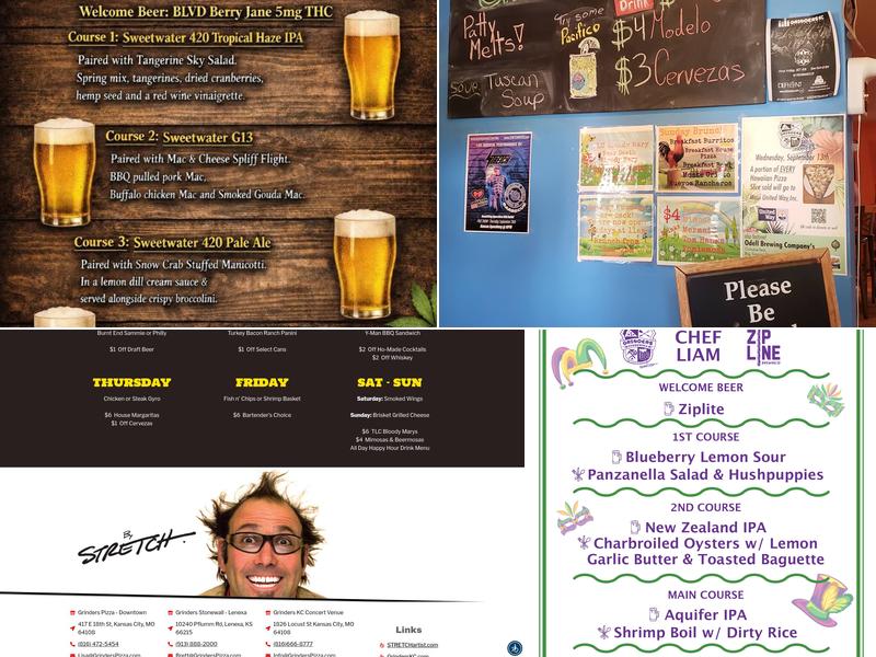Grinders Stonewall Menu