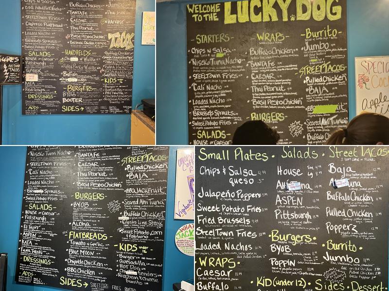 Lucky Dog Café Menu