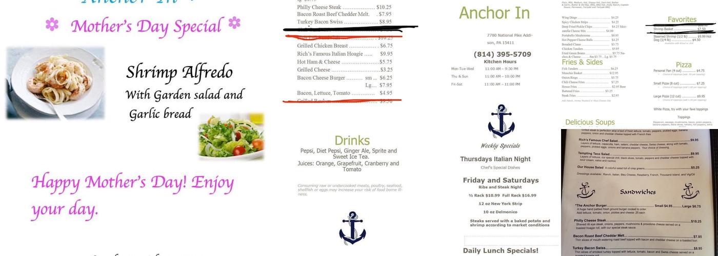 Anchor In Menu