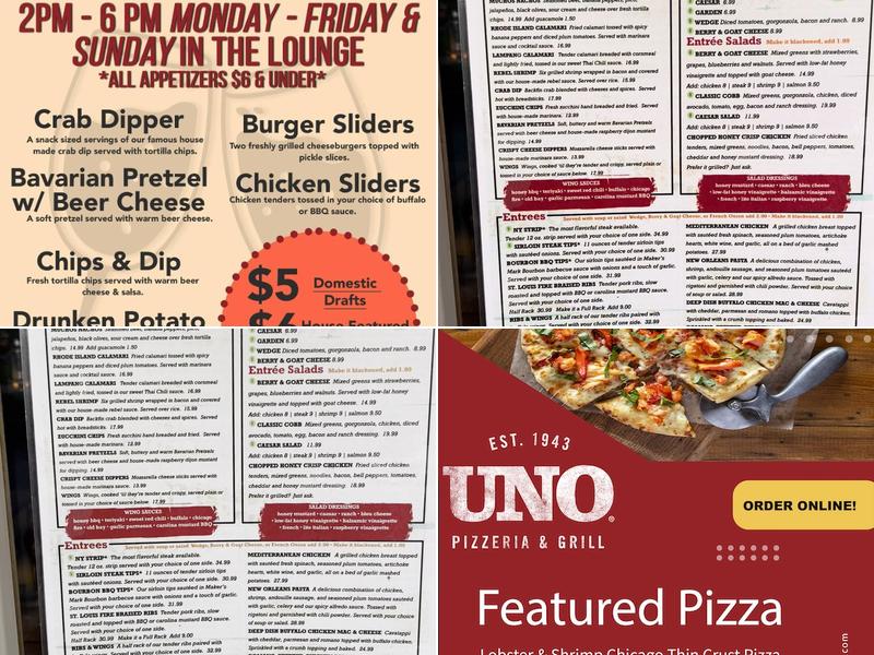 Uno Pizzeria & Grill Menu