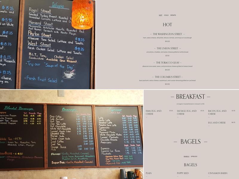 Uptowner Cafe Menu