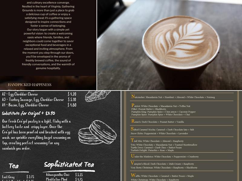 Gathering Grounds Menu