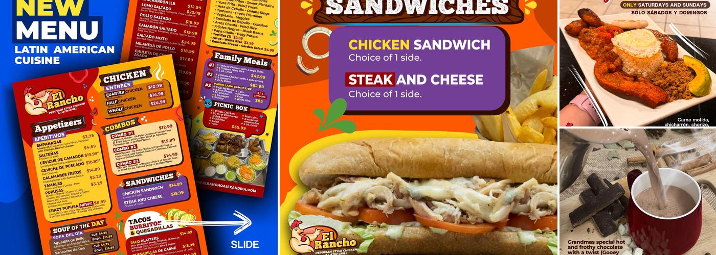 El Rancho Latin Grill - Alexandria Menu