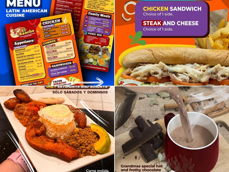 El Rancho Latin Grill - Alexandria Menu