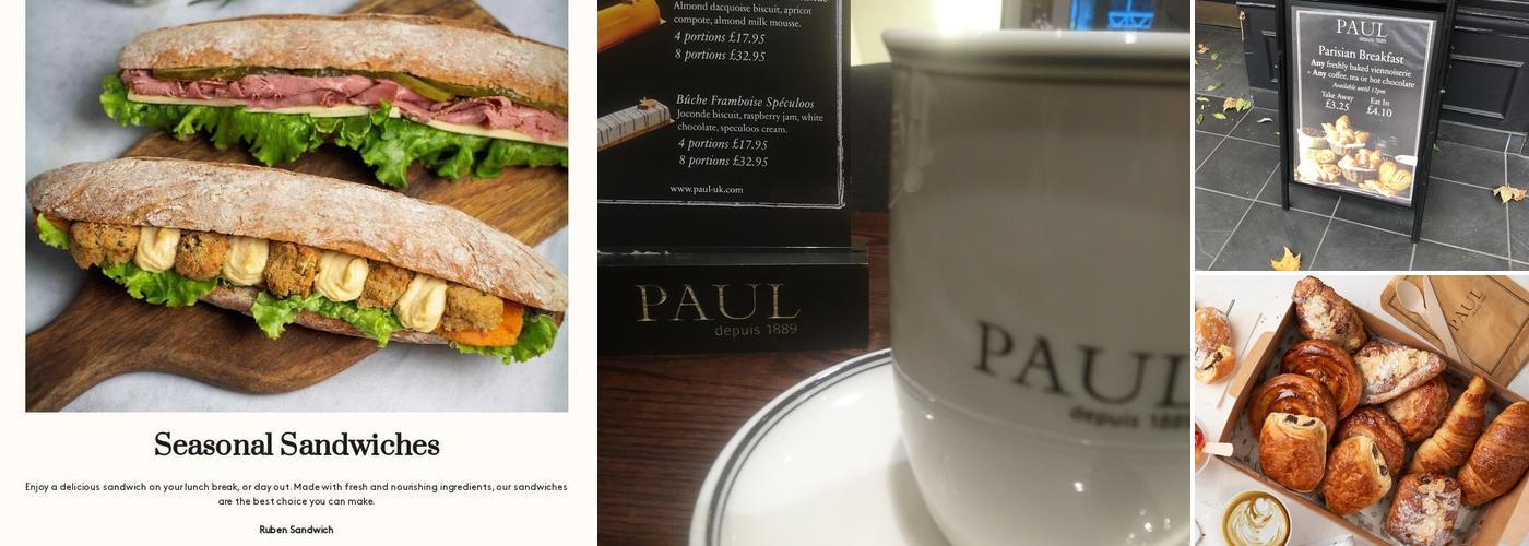 PAUL Upper Street Menu