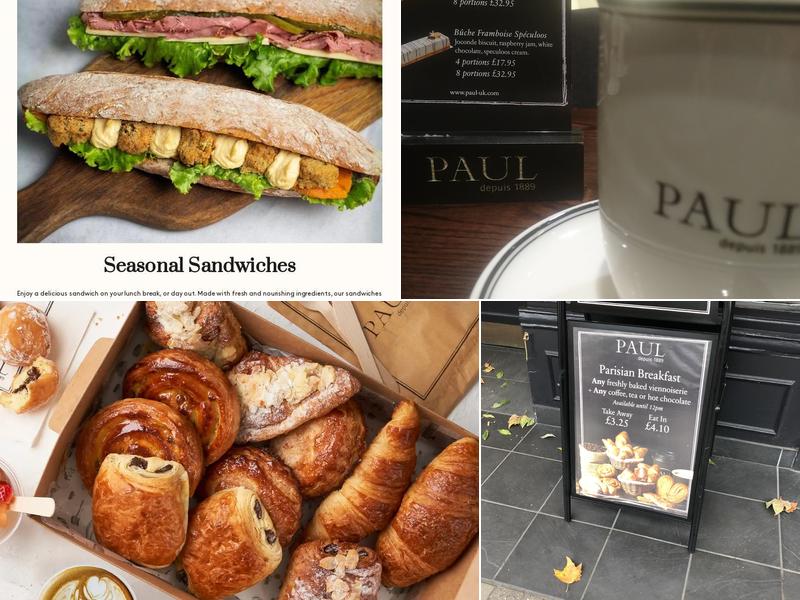 PAUL Upper Street Menu