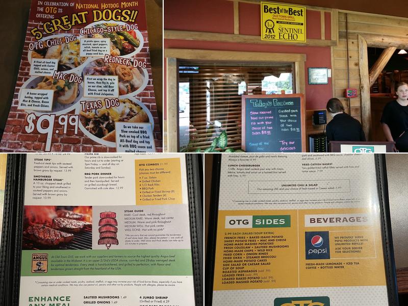 Old Town Grill of London Menu