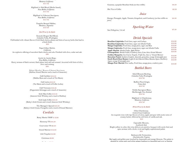 Charbroil Grill Brazilian Steakhouse Menu