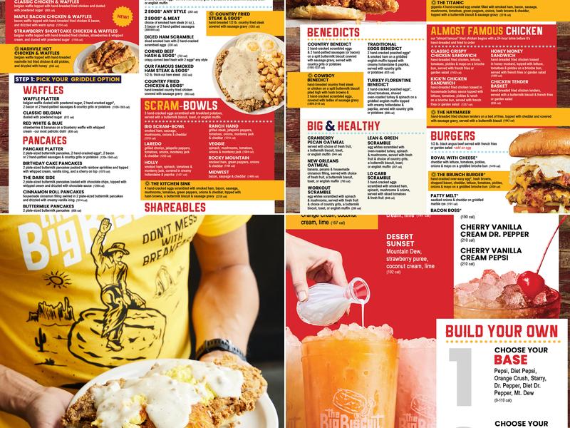 The Big Biscuit Menu